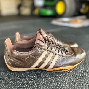 Adidas Tuscany Goodyear brown size 12